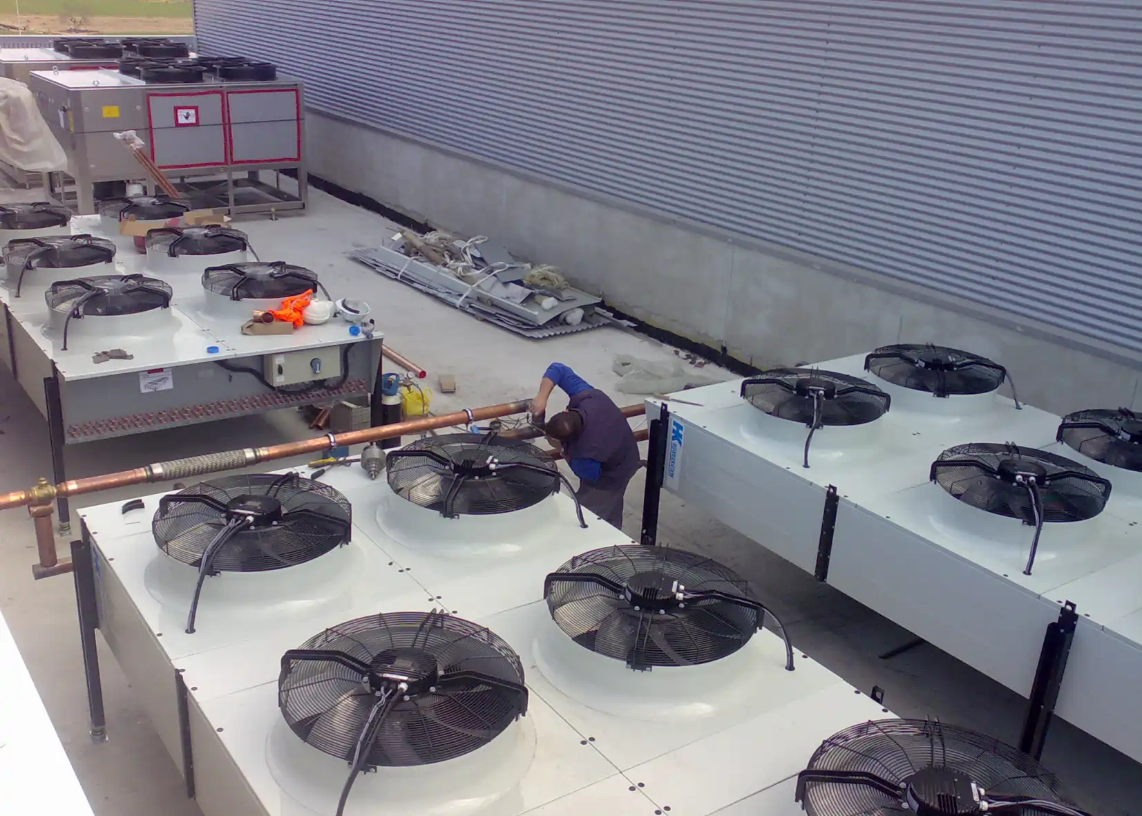 Instalación técnica para hotel